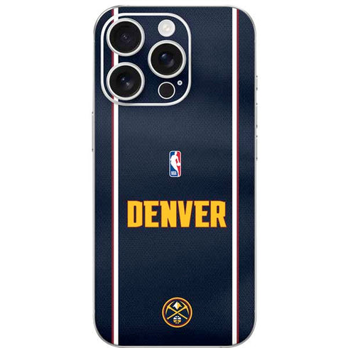 NBA Denver Nuggets Jersey iPhone 16 Pro Skin